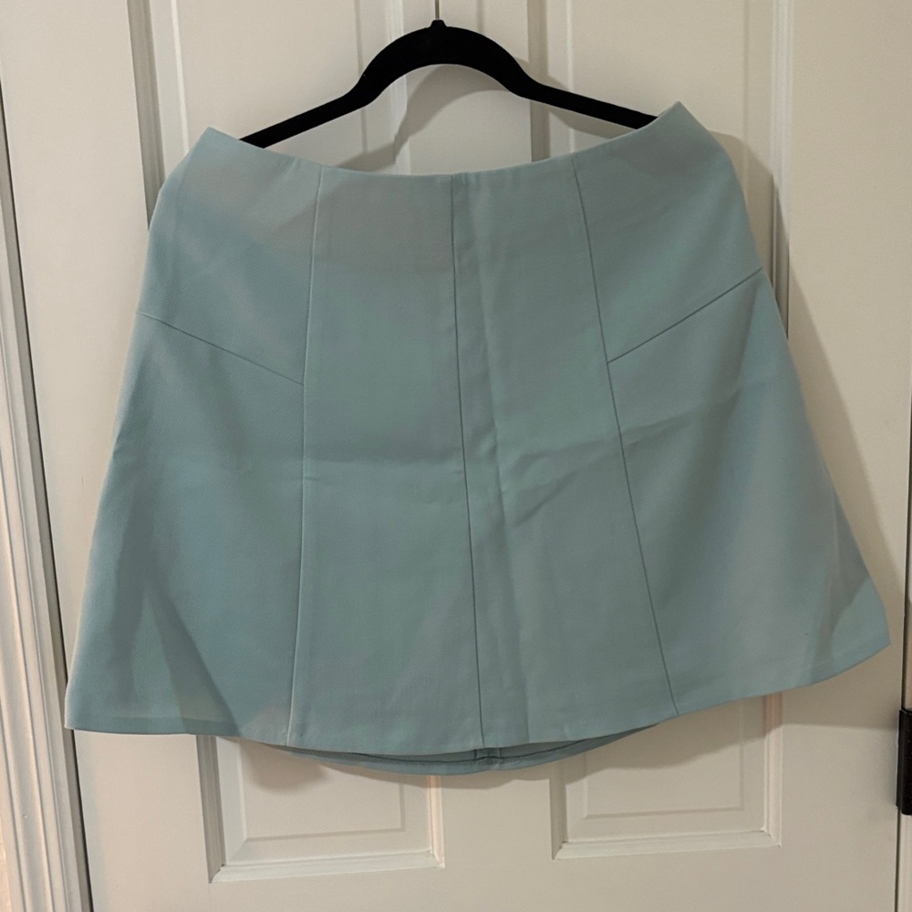 LOFT Mint Green A-Line Skirt